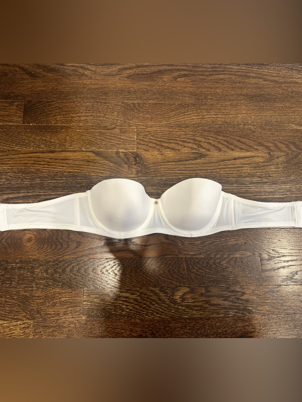 White Strapless Convertible Bra